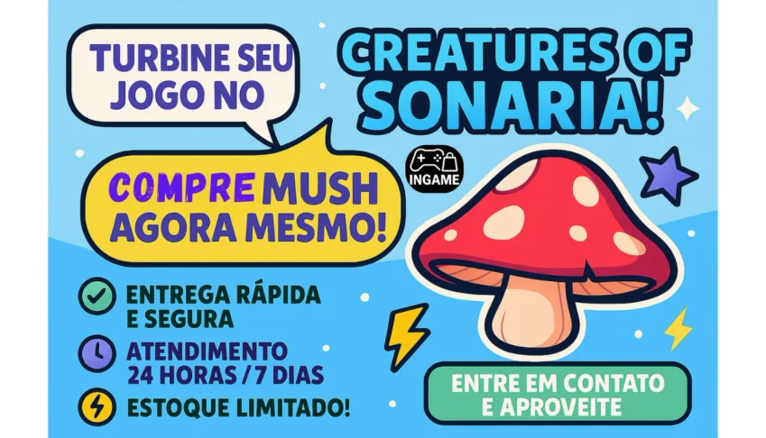[Melhor Preço] Mush Creatures Of Sonaria + Entrega Rápida