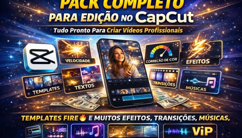 🚀 Mega Pack CapCut – Templates, Efeitos e Recursos Premium