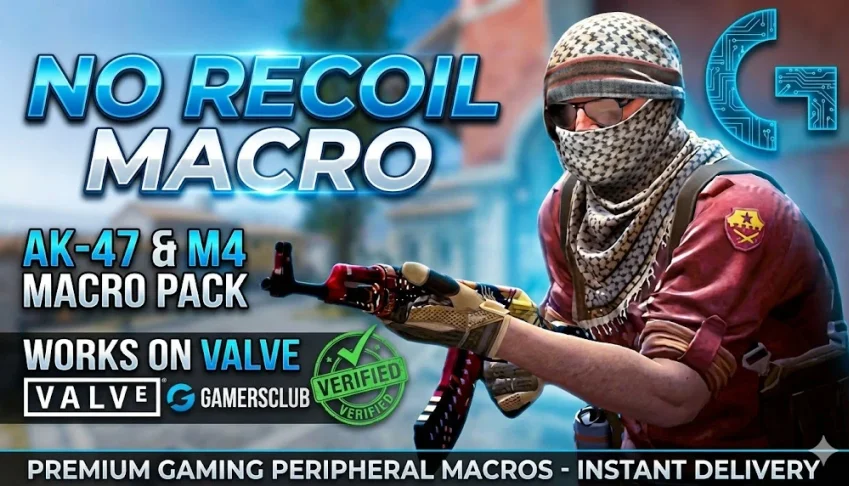 No Recoil Ak E M4 Script/Macro Logitech