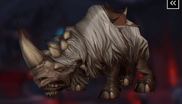 Montaria Rinoceronte Branco Lanoso (Wooly White Rhino)