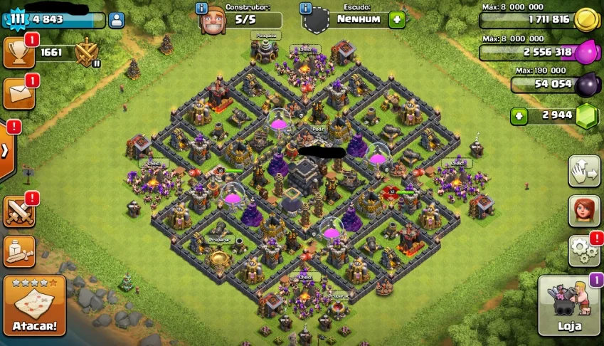 Clash of clans CV 9 full