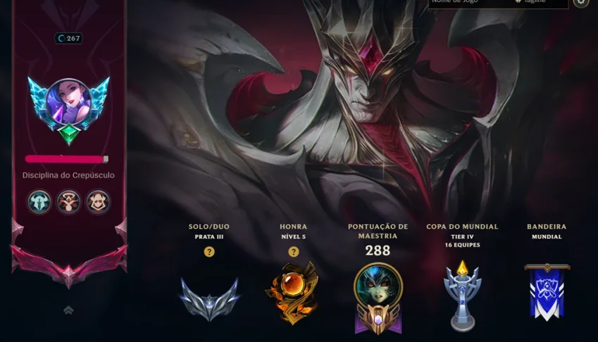 114 Skins(C/ Ultimate E Prestígio) Passe Ativo Honra5 Lvl267