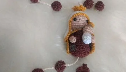 Terço Mariano em Crochê