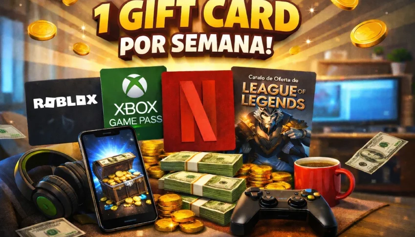 1 GIFT CARD Por Semana Sem Gastar: Troque Pontos e Jogue!