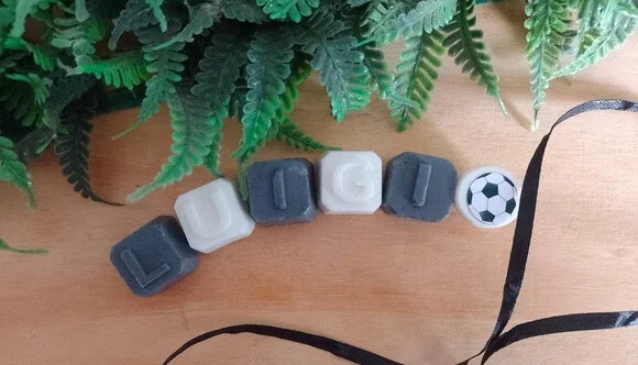 Nome 5 Letras com Bola de Futebol