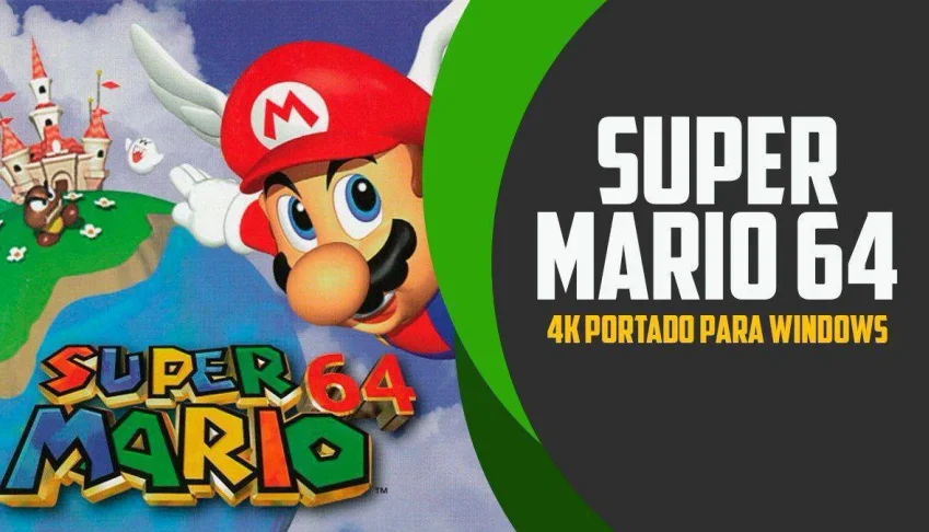 Super Mario 64 – 4K Portado Para Windows