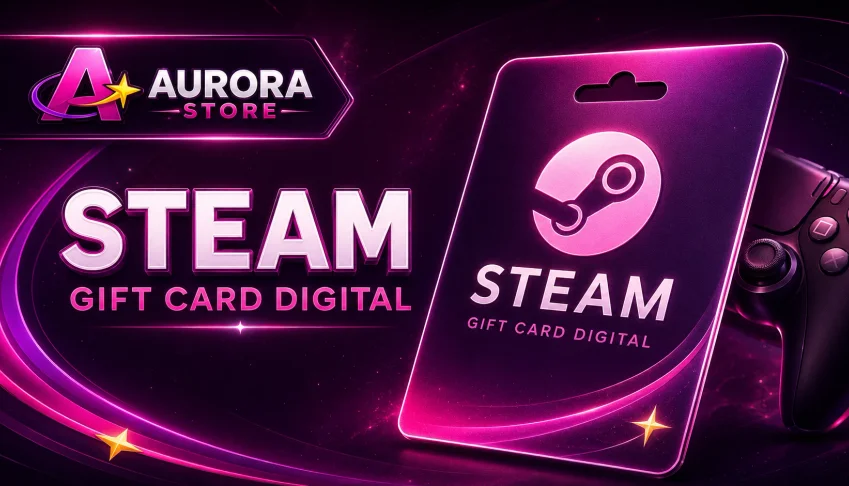 Gift Card Steam - Código de Saldo - Carteira Steam Brasil