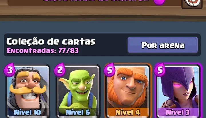 Conta Clash Royale
