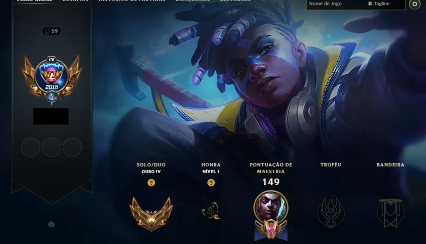 Conta De Lol 2015 / Ekko True Damage / Icone T1 2015 / Full