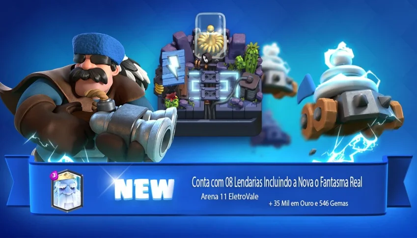 CLASH ROYALE NÍVEL 10 COM 3406 TROFÉUS