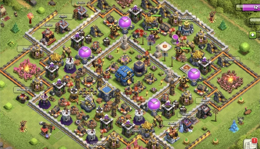 Conta Clash of Clans - CV12