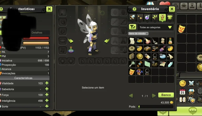 Vendo conta DOFUS Touch / servidor blaire