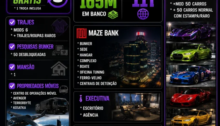 Conta Gta v Ps5