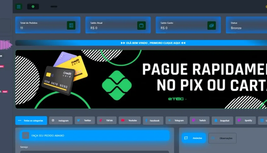 Script Painel Smm Sem bugs Completo - Revenda de seguidores