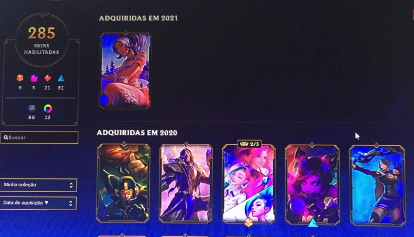 VENDO CONTA LOL COM MAIS DE R$4.000,00 REAIS INVESTIDOS