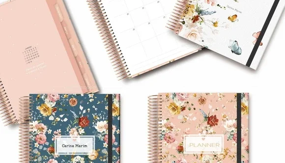 Planner Mensal Personalizado Capa Dura