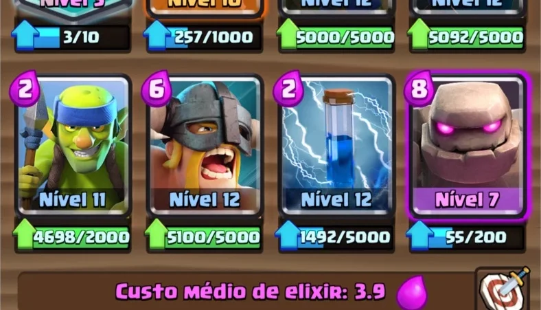 CONTA NÍVEL 12 4200 TROFÉUS E 12 LENDÁRIAS