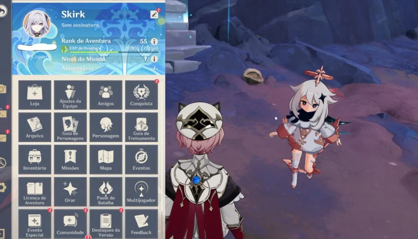 Conta Genshin Skirk + Escoffier