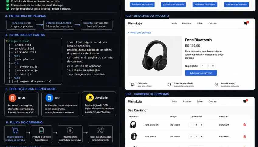 sistema de vendas html loja virtual