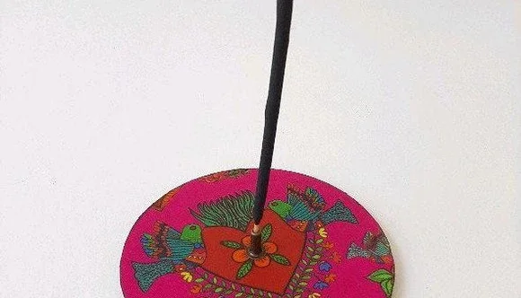 Porta Incenso Coração Mexicano