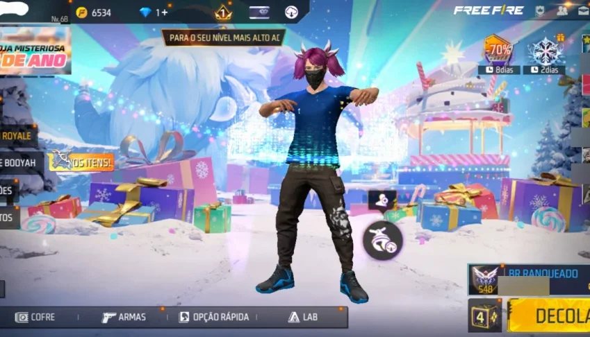 Conta Free Fire Gemada