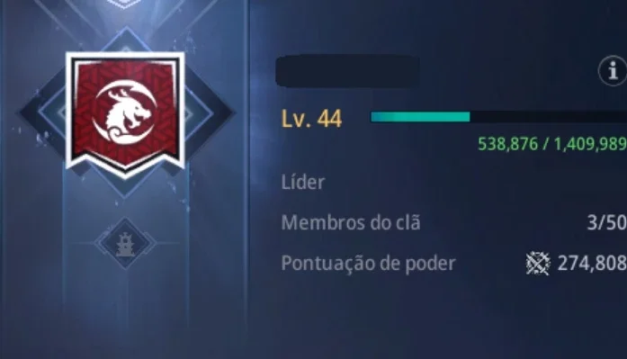 MIR4 - Clã Lv.: 44 MIR4 - Servidor SA 64