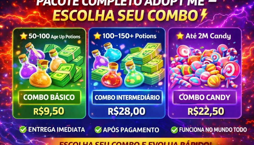 Adopt Me Pack 💎 (Potions + Bucks + Candy) 🎮 | Entrega Auto