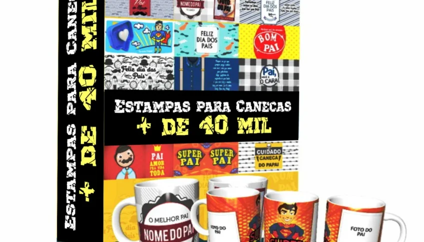 Estampas para Canecas + de 40 mil estampas