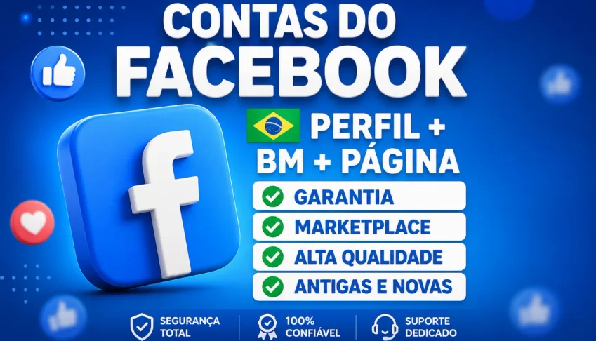 (Promoção) Contas Facebook Prontas Para Marketplace E Ads