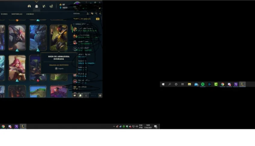 Vendo conta de League of Legends