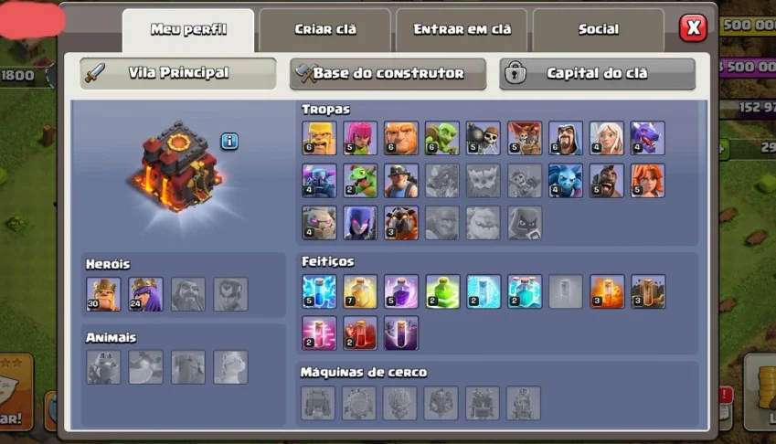 Clash of clans cv10 barato