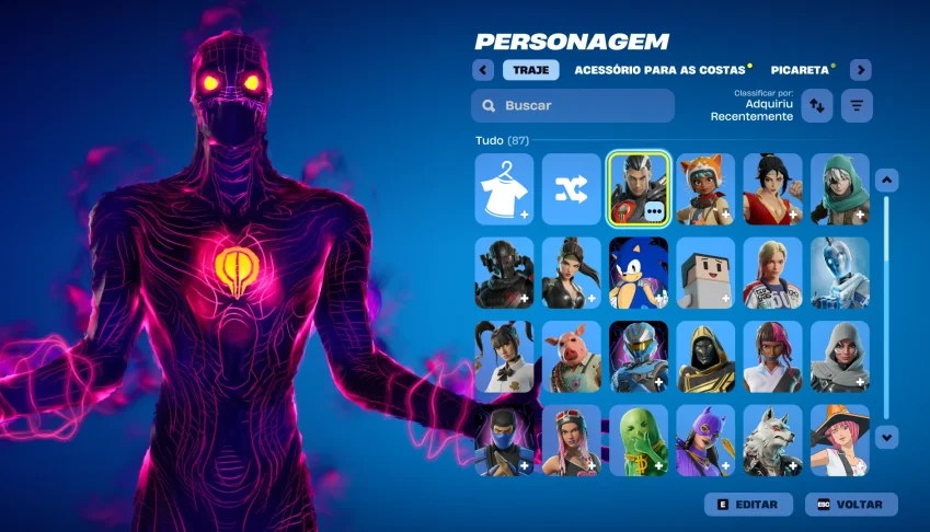 Conta Fortnite | 85 Skins | Sub-Zero (MK3) | Entrega automát
