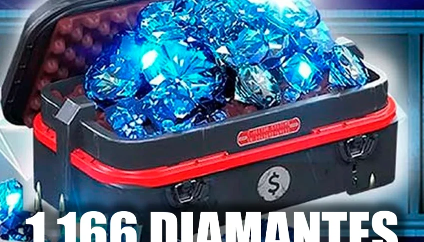 💎1.166 Diamantes Free Fire Receba Direto Na Conta💎