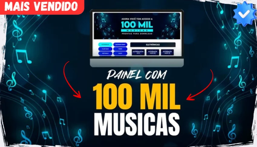 Pack de Mp3 Com 100 Mil Músicas