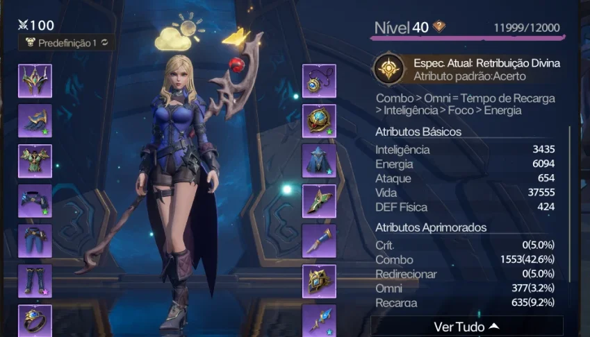 Conta NA lvl 40 gearscore 100