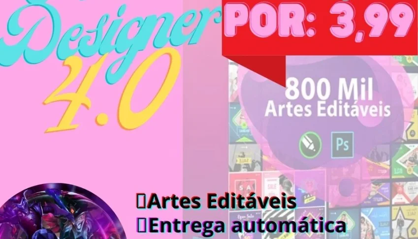 [Promoção] Pack Kit Designer 4.0 *Entrega Automática*