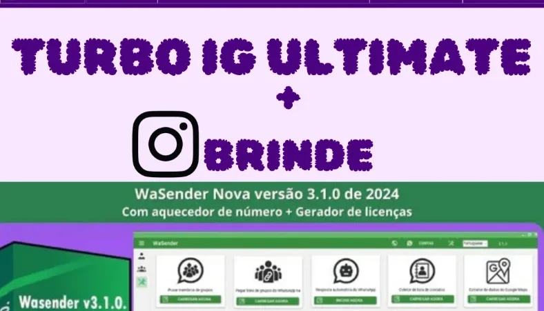 Turbo Ig Ultimate Wa Sender + Brinde