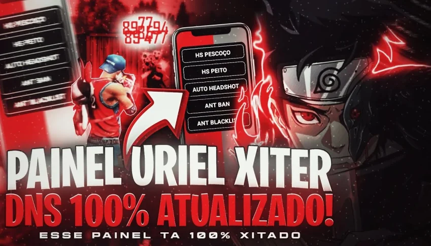 Free Fire Painel Uriel Xiter (100% HS) Safe rank e cs