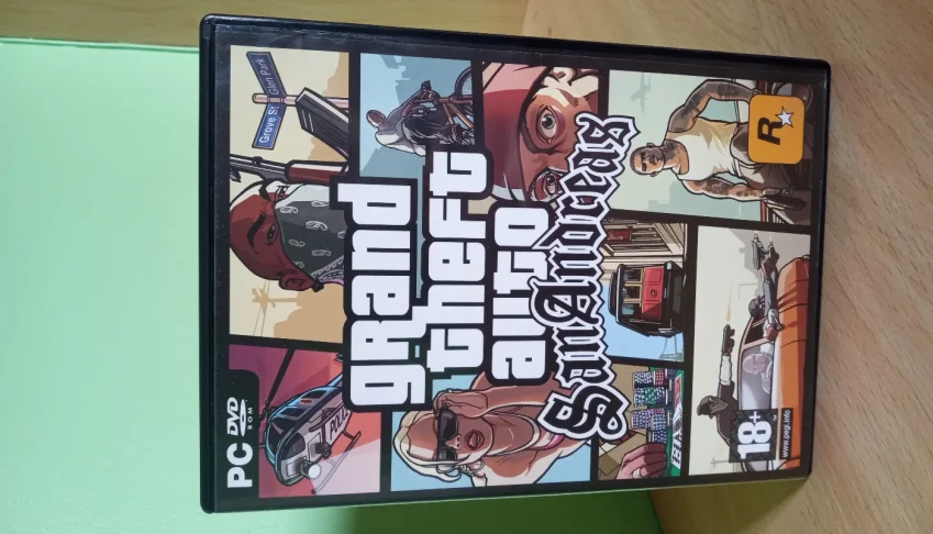 Jogo Para Pc Gta San Andreas Original Mídia Fisica