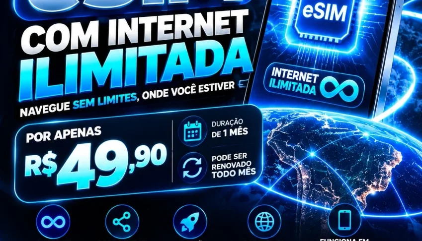 Internet ilimitada via esim