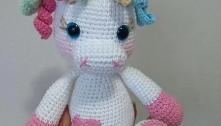 Unicórnio Baby da Artesanato Flor de Lis