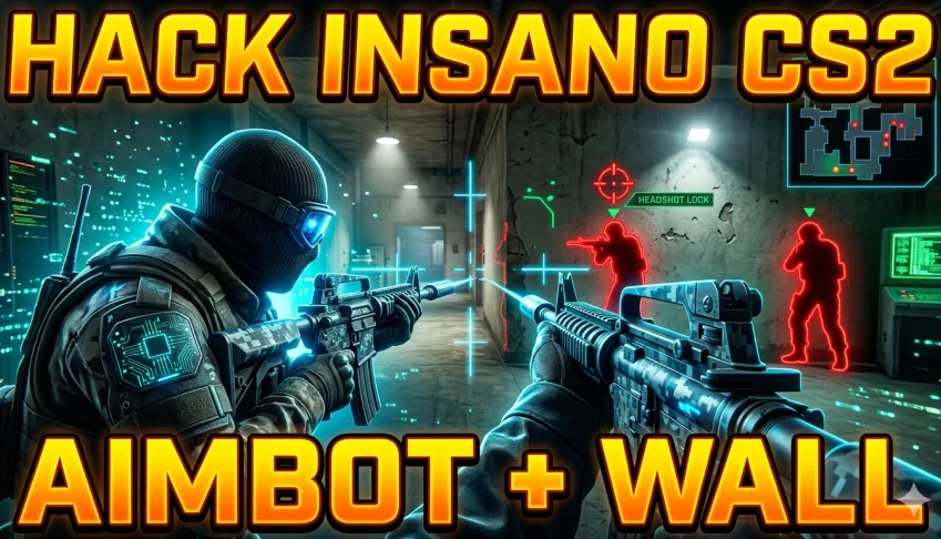 Hack Insano Cs2: Aimbot Silencioso + Wallhack (Vitalicio)