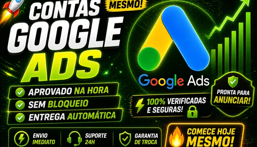 Conta Google Ads Verificada Comece a Anunciar Hoje (CNPJ/RG)