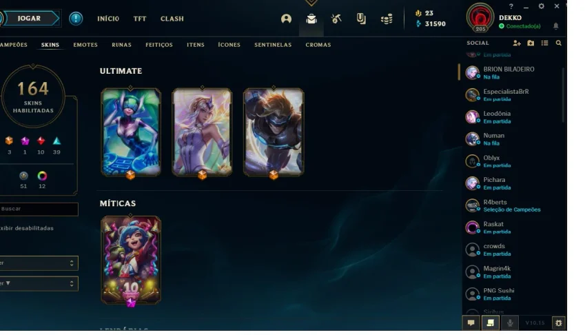 Conta League of legends