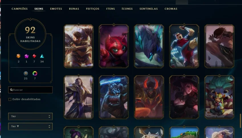 league of legends, diamante 3, 95 skins, nivel 360