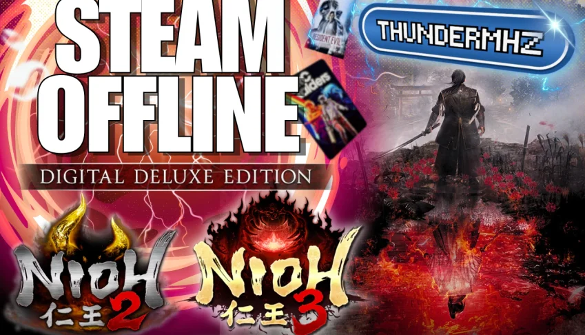 Nioh 3 Deluxe Edition + Nioh 1 e 2 - PC Conta Steam Offline