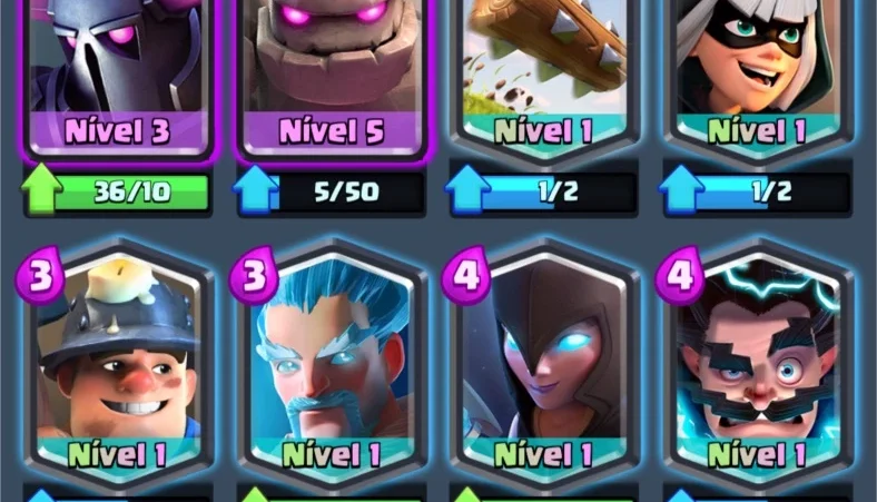 Conta Clash Royale Ar.11/Lvl.10