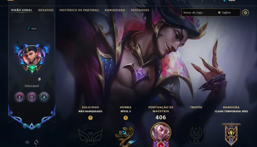 Conta League Of Legends 288 Skins Lvl 353