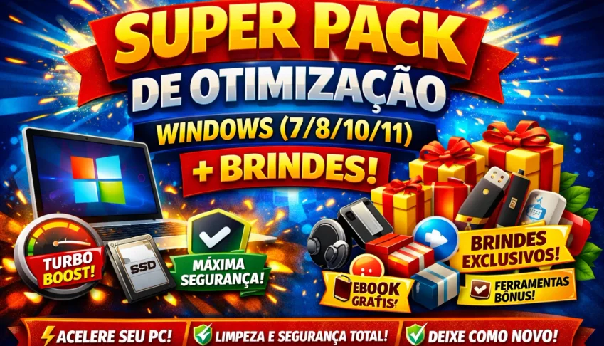 Pack De Otimização Windows (7/8/10/11) + Entrega Automática