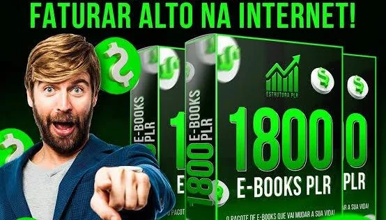 1800 Ebooks Plr's Para Revenda